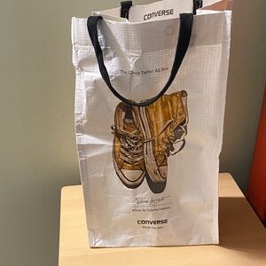 Converse White Tote Bag with  Sneaker Design